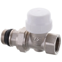 Кран термостатический KR-923-GI/1/2"/прямой (KR2684)